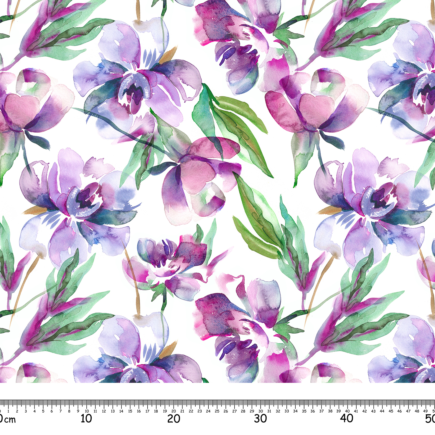 Peonies,Seamless,Pattern.,Watercolor,Background.